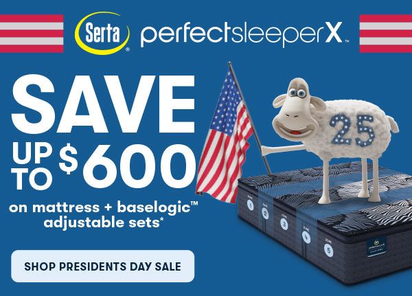 Serta Perfect Sleeper X save up to $325